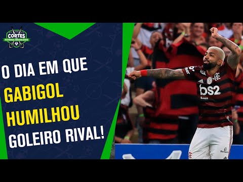 PAROU, OLHOU E DEIXOU O GOLEIRO NA M... É O GOL MAIS BONITO DO GABI PELO FLAMENGO?