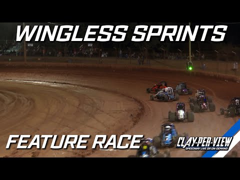 Wingless Sprints | QLD Club Championship - Carina - 30th Sept 2023 | Clay-Per-View