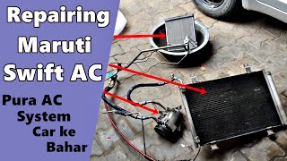 Fixing AC of Maruti Swift | Cooling Coil Replaced