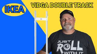 IKEA VIDGA Double Track Install | EASY DIY Curtain System!