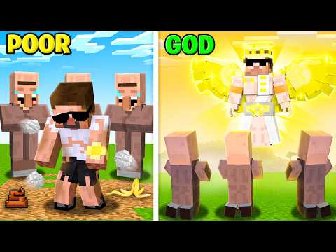 I Become God of Villagers in Minecraft..