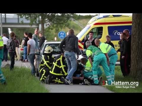 Twee gewonden bij ongeval Zuiderzeestraatweg Hattem - ©112Hattem.org