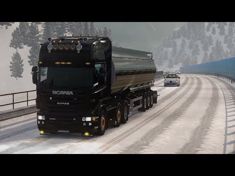 Iarna si Viscol - ETS2 1.30  - Promods 2.25 - Scania R500 - Budapest to Wroclaw