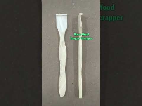 IM Corporation Neem Wood Tongue Scraper, For Personal