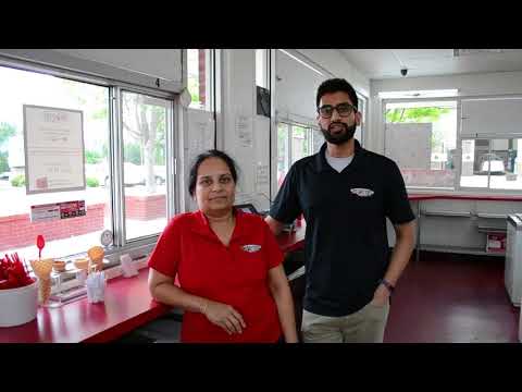 Pratima and Roman Patel with Bruster's