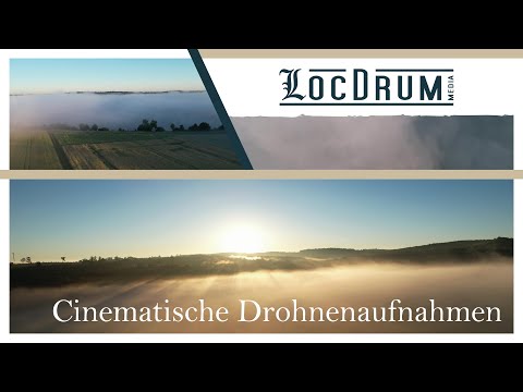 Cinematische Drohnenaufnahmen mit LocDrum Media