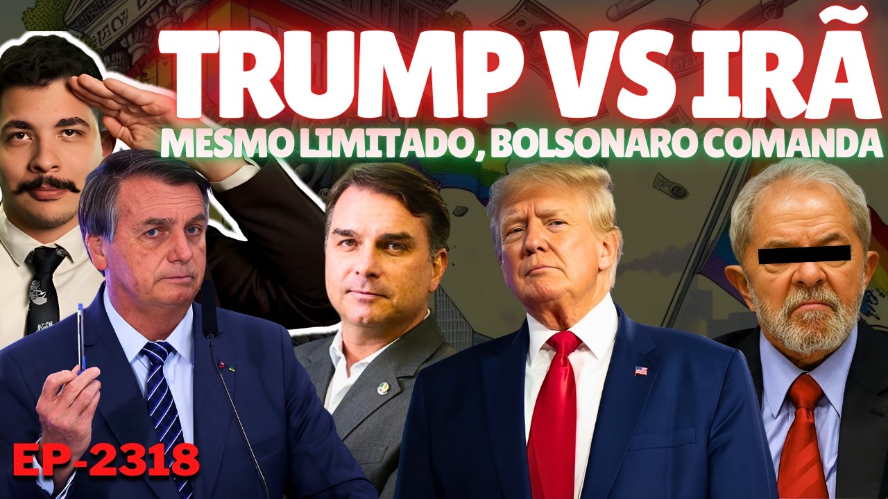 Trump vs Irã: O BRASIL Surpreende + Mesmo Limitado, Bolsonaro COMANDA + O PASSADA Que CONDENA.