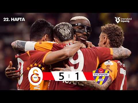 Galatasaray (5-1) Eyüpspor - Highlights | Trendyol Süper Lig - 2025/26