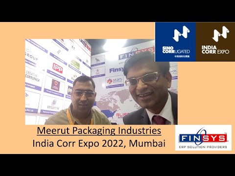 Meerut Packaging Industries at India Corr Expo 2022 - Mahavir Aggarwal ji, sharing his views