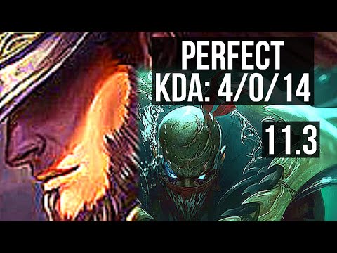 TWISTED FATE vs PYKE (MID) | 4/0/14, 1.5M mastery, 800+ games | KR Diamond | v11.3