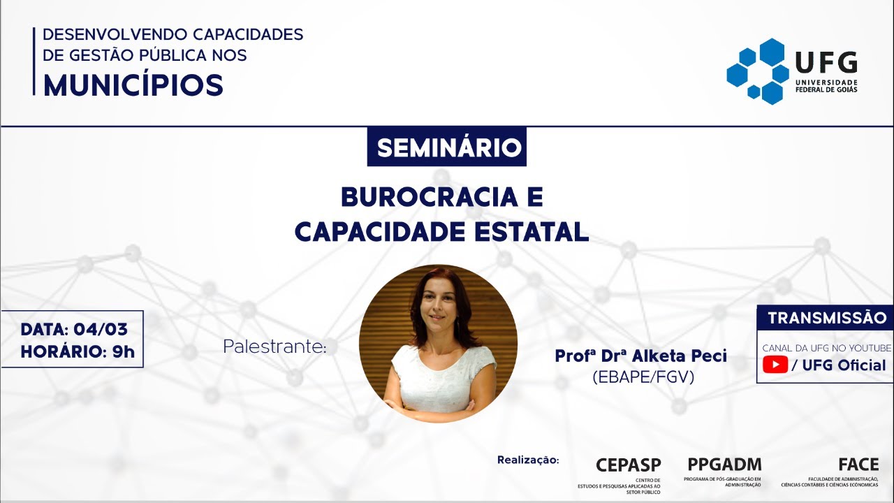 Seminário – Burocracia e Capacidade Estatal