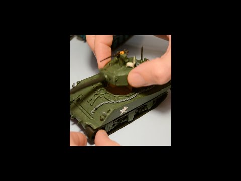 Making M4 Sherman Tank from Clay with full interior.