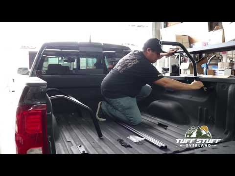 Tuff Stuff Overland Universal Rooftop Tent Bed Rack Installation