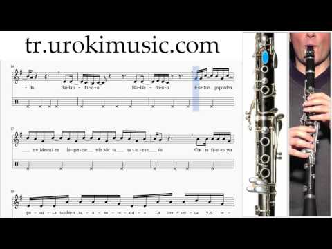 Klarnet Nasıl Çalınır Enrique Iglesias Bailando Okul Öğretmen Notalar Eğitim Tablatura Kılavuz