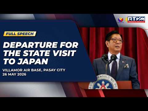Departure for the State Visit to Japan (Speech) 5/26/2026