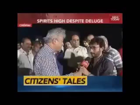 RJ Balaji Slaps National Media - with Rajdeep