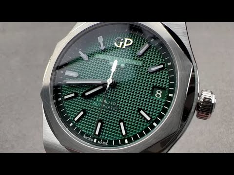 Girard-Perregaux Laureato Automatic GREEN Dial 81010-11-3153-1CM Girard-Perregaux Watch Review