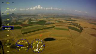 preview picture of video 'Paramotor Flight - Afula, Givat Hamore, Mt. Gilboa'