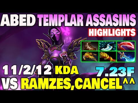 ABED TEMPLAR ASSASINS VS RAMZES666, CANCEL^^ | Pro Player Highlights Dota 2 7.23F