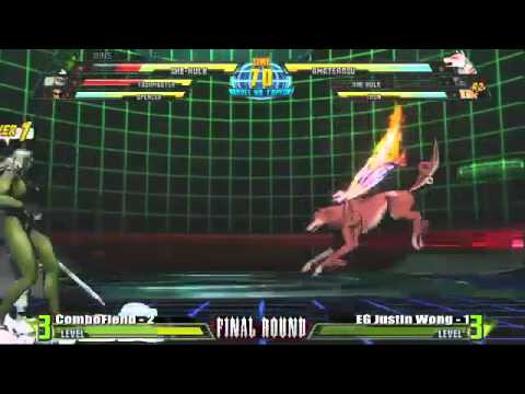 Combo Fiend vs. EG Justin Wong BIOOOOONIC ARRRRRM!!