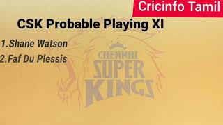 CSK Probable XI of IPL 2020 - Cricinfo Tamil