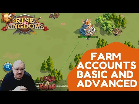 FARM ACCOUNTS Basic and Advanced - MAX Alexander wheel spin - Rise of Kingdoms