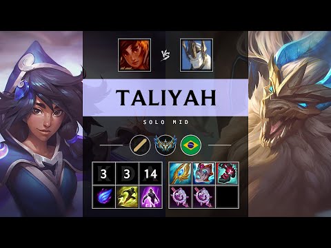Taliyah Mid vs Galio - BR Challenger Patch 25.09