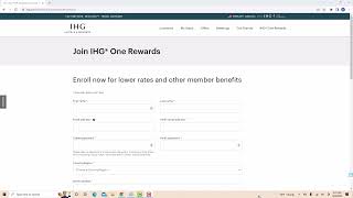 IHG Online Account- Sign Up Tutorial