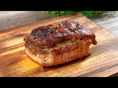 🍗 NIE SMAŻYĆ! Mój dziadek dał mi tę sztuczkę/technikę gotowania boczku wieprzowego.