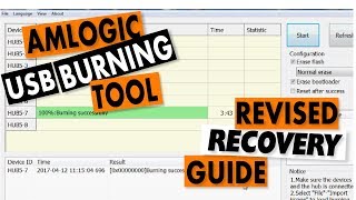 Amlogic USB Burning Tool Recovery Guide: Revised T