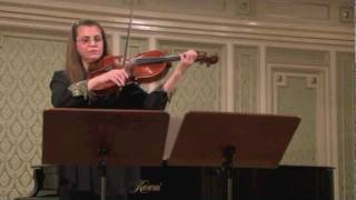 Cornelia Petroiu live with "Tilework for Viola -- canon in three tempos (2 : 3 : 4) by Tom Johnson