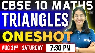 Cbse 10 Maths | Chapter 6 | Triangles | Oneshot | Exam Winner