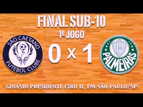 TV FPFS 2016 | Estadual A1 |  Sub 10 |  Gols do 1º Jogo da Final São Caetano F.C. x S.E. Palmeiras