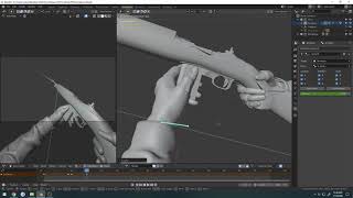 Blender FPS Animation: creating a rifle reload animation
