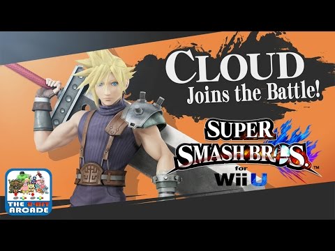 Super Smash Bros - Final Fantasy VII's Cloud Joins The Battle! (Wii U Gameplay)