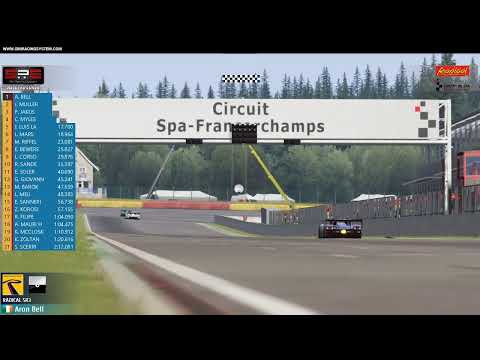 SRS Live Now! RadicalSR3 @ Spa 12:00GMT 2020-01-21