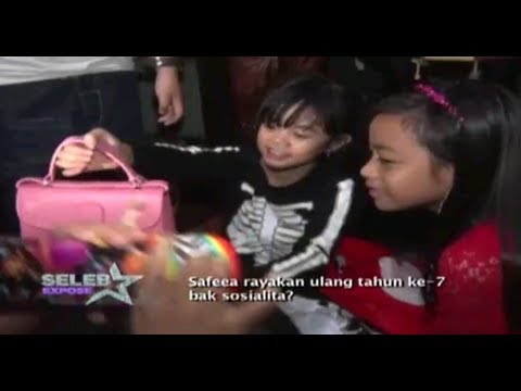 safeea rayakan ulang tahun bak sosialita dan dapat kado branded dari temannya