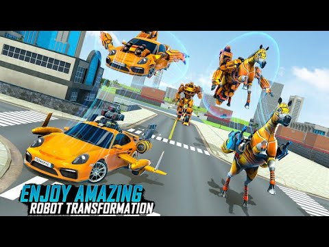 Horse Robot Transforming Game: Robot Car Game 2020 Branches Studio Gameplay #1