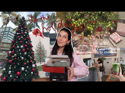 holiday vlog ☃️ shopping at the mall + what I’m gifting others for christmas