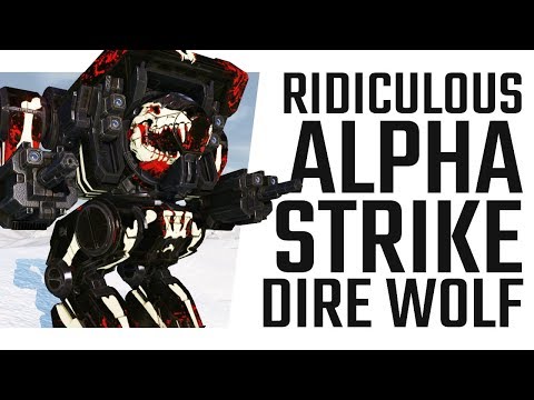 Ridiculous Alpha Strike Dire Wolf Build - Mechwarrior Online The Daily Dose #606