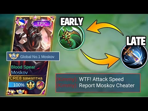 HYPER MOSKOV NEW BEST BROKEN BUILD FROM EARLY TO LATE GAME!🔥 | MOSKOV BEST BUILD & EMBLEM SET 2023