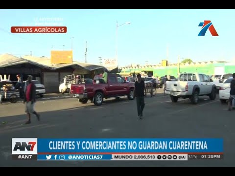 El Mercado de Villas Agrícolas funcionó de manera normal