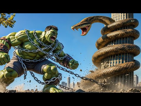 King Kong & Blue Hulk vs Tiger Man | Epic Battle in Roman Arena and City