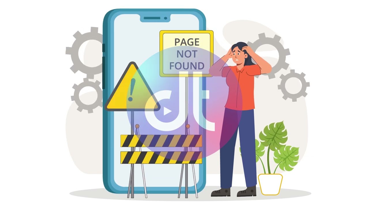 404 Error Animation Scene