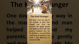 The Kind Stranger #shorts #english #englishmerl #englishreading #englishgrammar #education