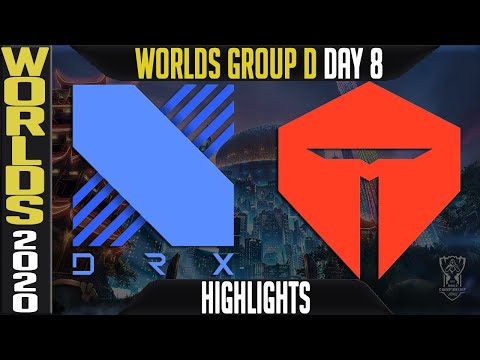 DRX vs TES Highlights | Worlds 2020 Group D Day 8 - LoL World Championship | DragonX vs Top Esports