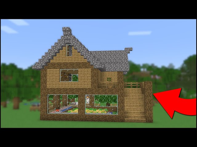 Building a House in MINECRAFT CLASSIC!!! 