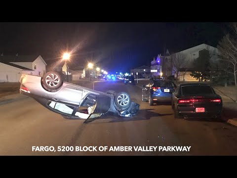 Monday Night Rollover In Fargo