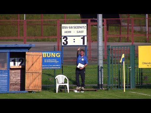 12.05.2018 Fußball Sachsen  Landesklasse Mitte   BSV 68 Sebnitz - SV Germania Mittweida