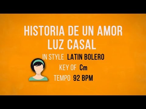 Historia De Un Amor - Karaoke Female Backing Track